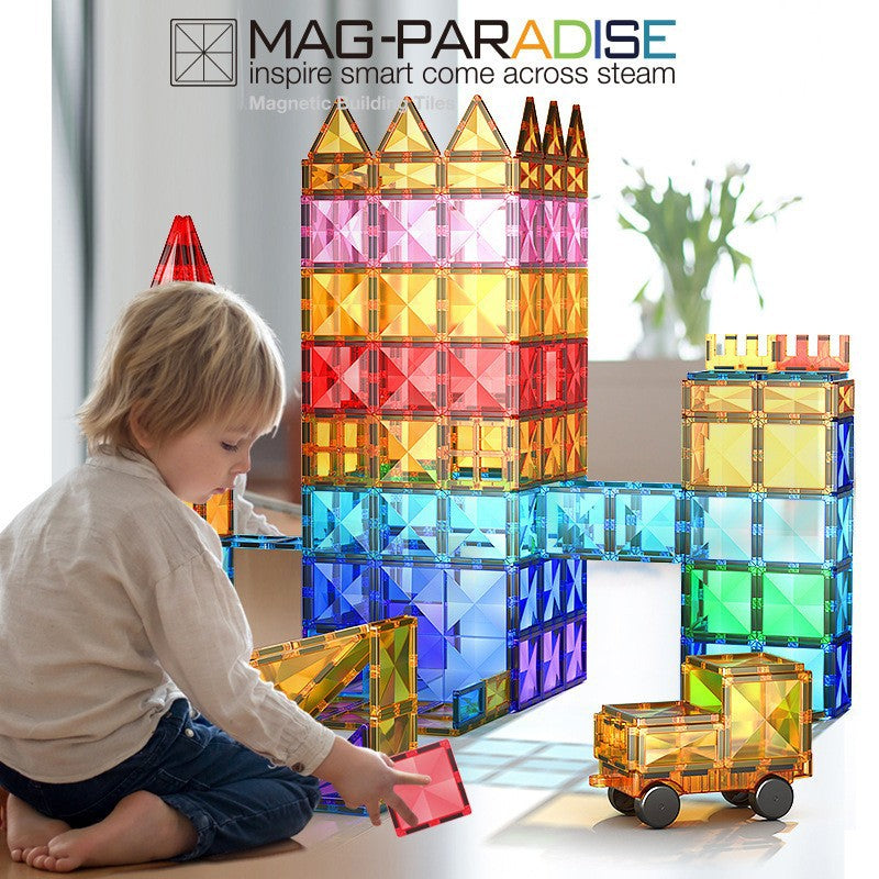 40PCS Magnetic Building Tiles – Spark Creativity & Learning Through Play | 40% OFF, $40 Savings, TODAY ONLY