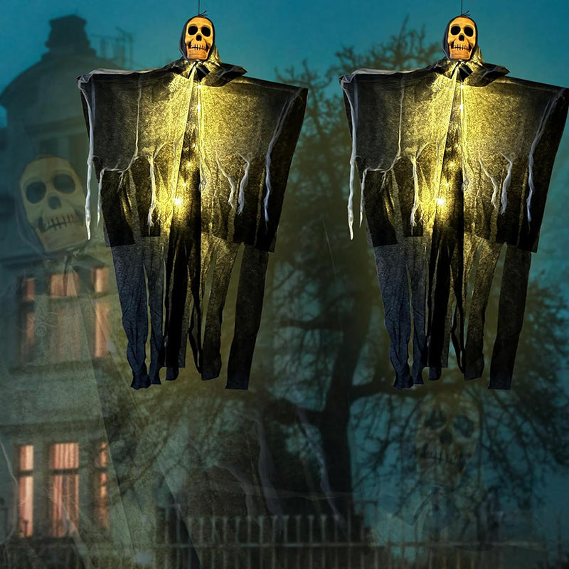 💀 Light-Up Hanging Skull Ghost Decoration | 61% OFF, FREE SHIPPING