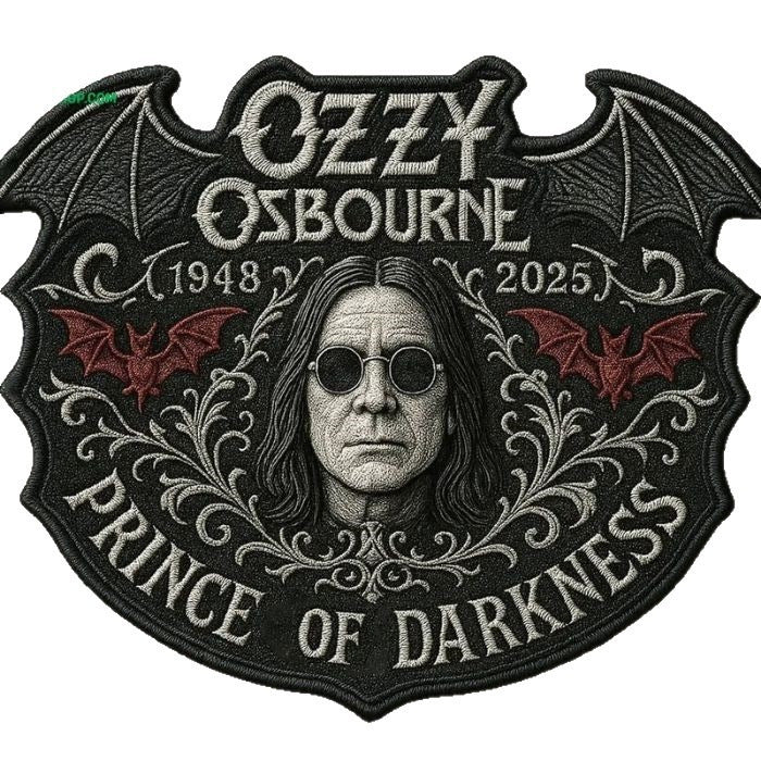 🕶️ Ozzy Osbourne Memorial Pin – Limited Edition Tribute Badge | 56%OFF, FREE SHIPPING