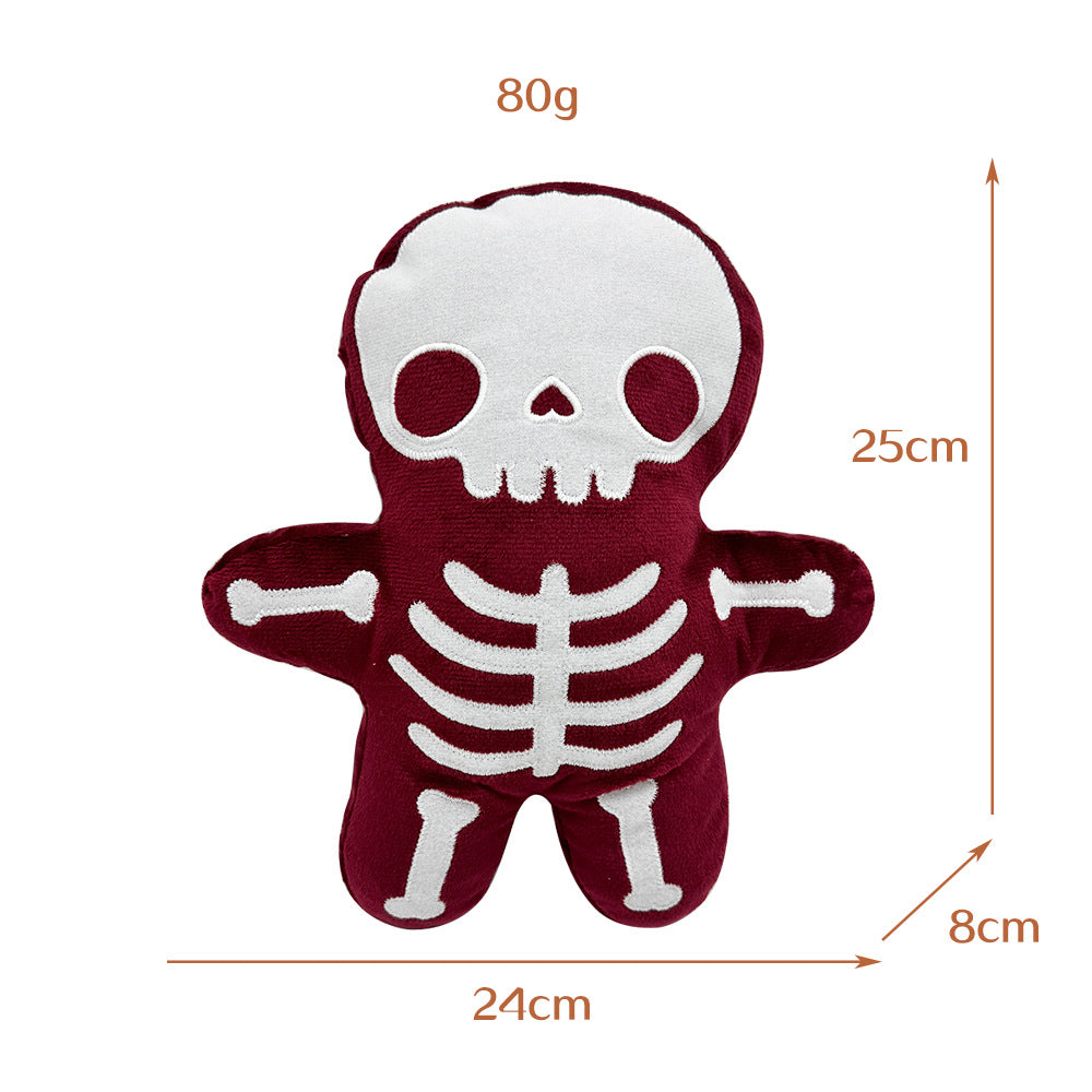 🎃 Halloween Plush Figurine Set – Skeleton Cat, Ghost, Bats & More | 45% OFF, FREE SHIPPING