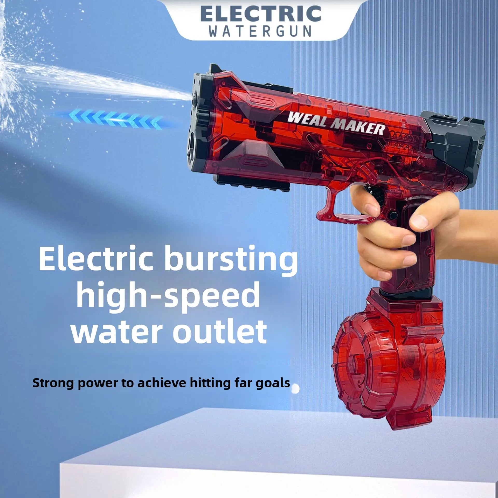 Electric Water Blaster – High-Capacity, Auto-Firing Soaker Toy