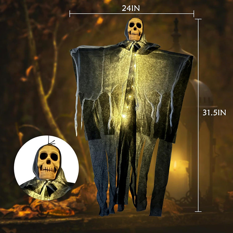 💀 Light-Up Hanging Skull Ghost Decoration | 61% OFF, FREE SHIPPING