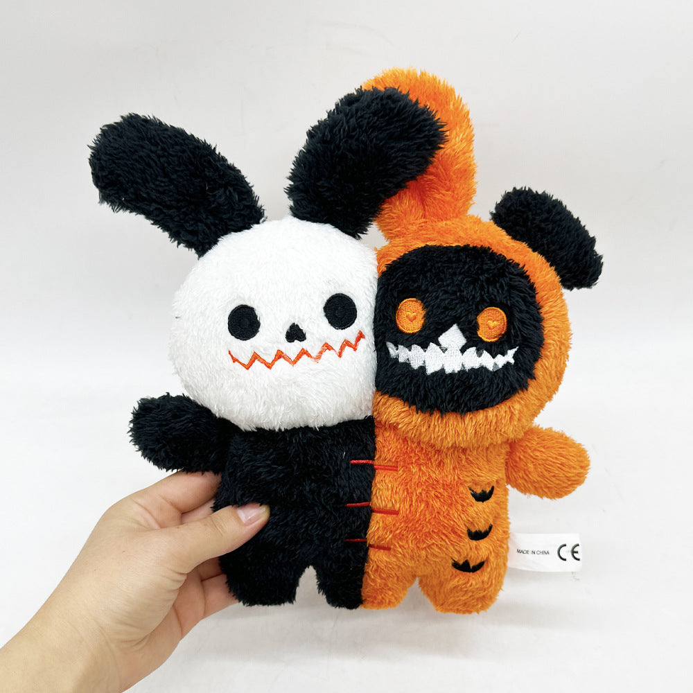 🎃 Halloween Ghost Bunny Plush – Creepy-Cute Duo for Spooky Season!