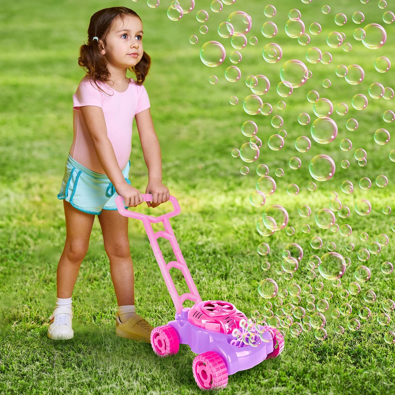 Bubble Lawn Mower – Push & Play Summer Toy for Toddlers | 50%OFF, $50 Savings, Free Shipping - TODAY ONLY!