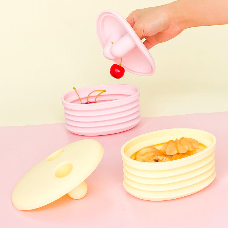 Foldable Silicone Snack Box | 40% OFF, Free Shipping