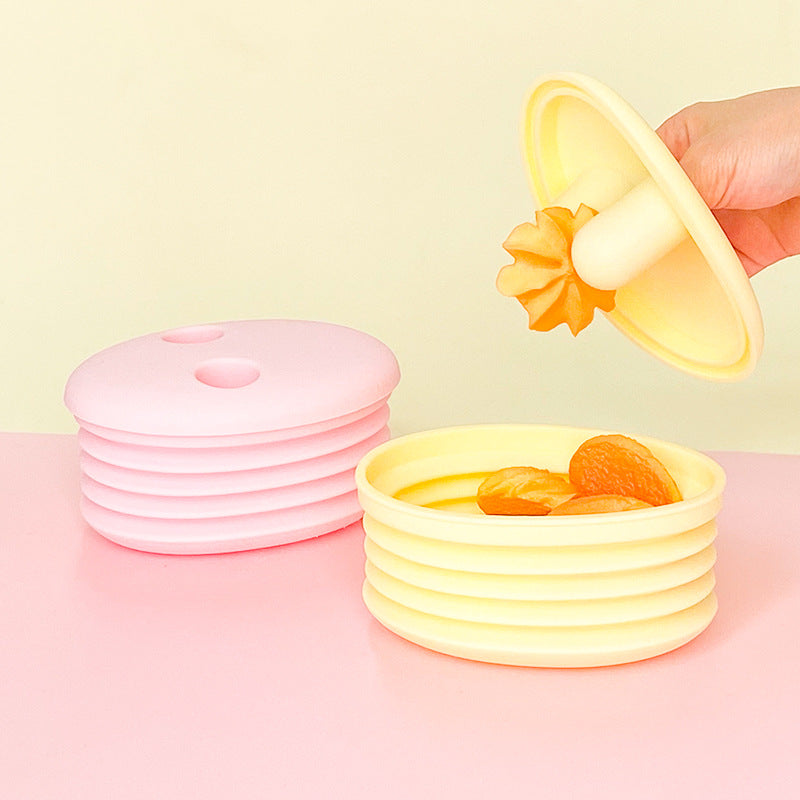 Foldable Silicone Snack Box | 40% OFF, Free Shipping