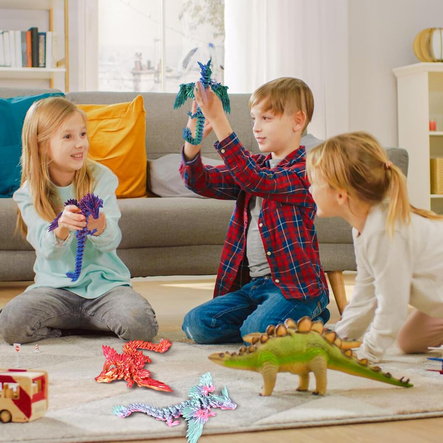 ✨ 3D Printed Dragon with Wings – 11.8" Articulated Fantasy Dragon | 50% OFF, FREE SHIPPING