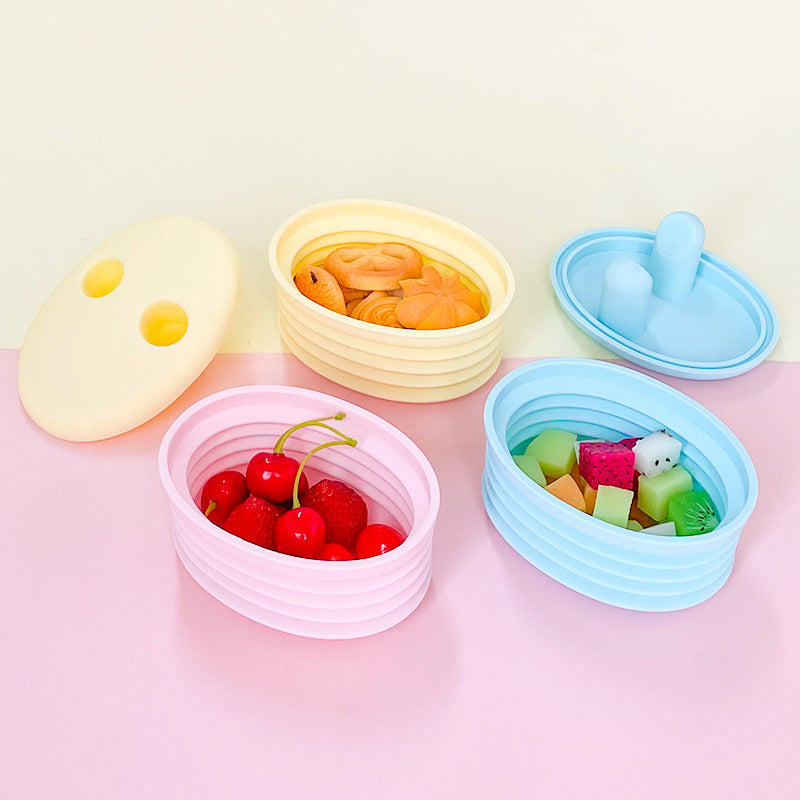 Foldable Silicone Snack Box | 40% OFF, Free Shipping
