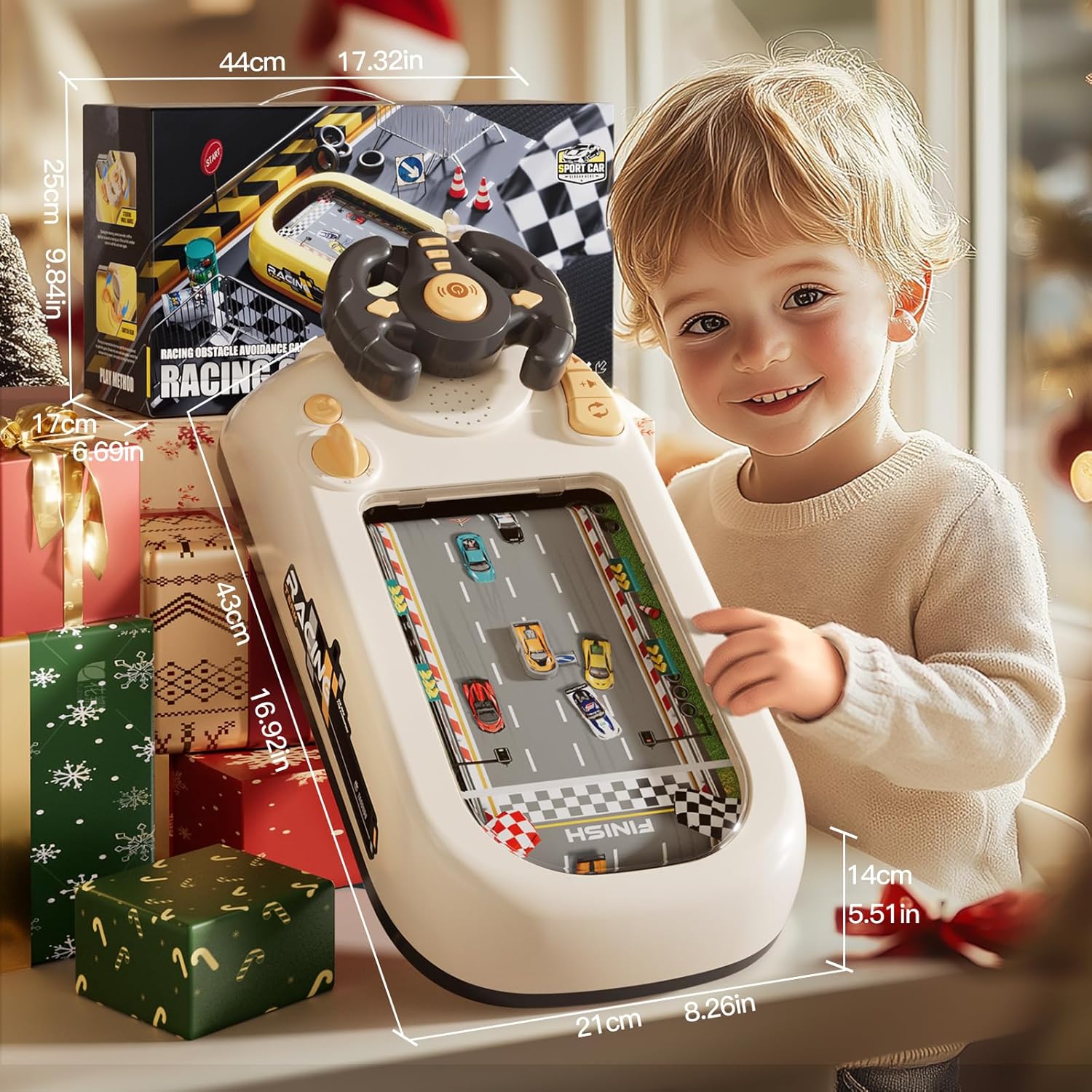 Interactive Car Adventure Steering Wheel Toy for Kids | 50% OFF, $60 Savings, Free Shipping - TODAY ONLY!