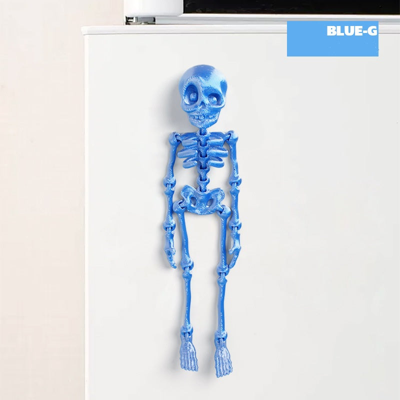 🎃 Skeleton Fridge Magnets – Poseable Halloween Decoration | 50% OFF, FREE SHIPPING