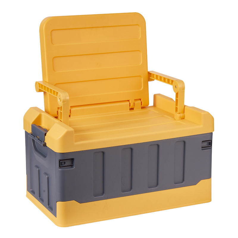 Camping Box With Folding Seat, Outdoor Car Fishing Bench