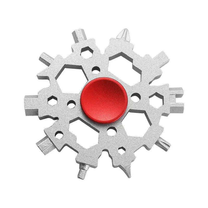 23-in-1 Snowflake Wrench Spinner – Fidget & Fix Anytime