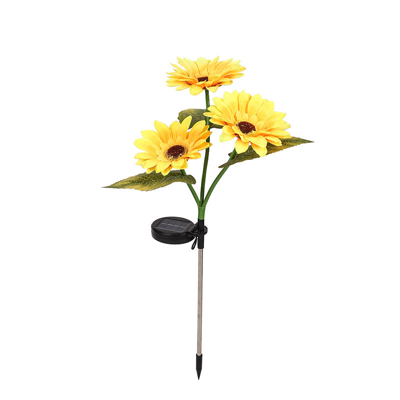 Solar Sunflower Garden Lights – Waterproof LED Outdoor Stake Light