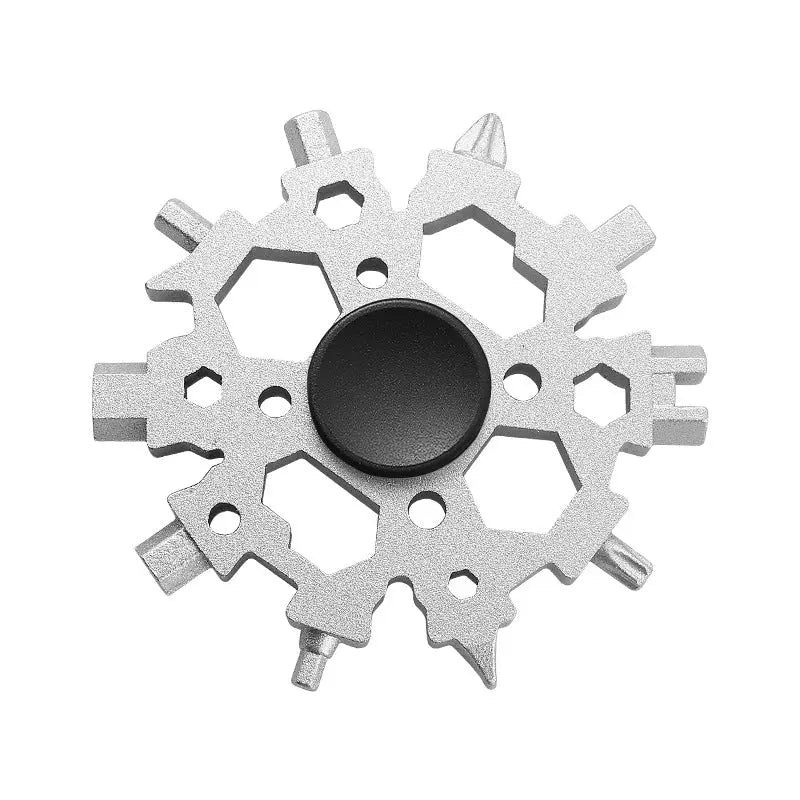23-in-1 Snowflake Wrench Spinner – Fidget & Fix Anytime