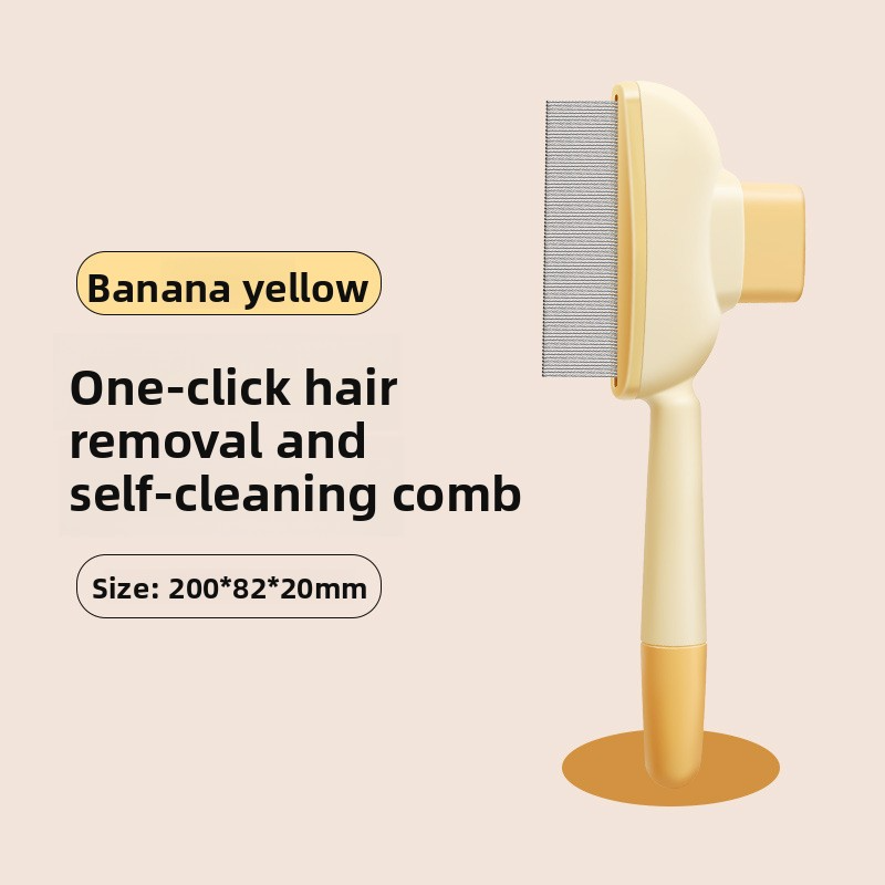🐾 Tame That Fur Storm – Self-Cleaning Pet Grooming Brush for Dogs & Cats | Free Shipping