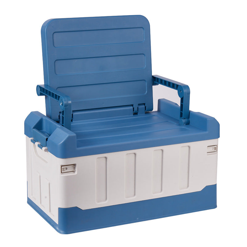 Camping Box With Folding Seat, Outdoor Car Fishing Bench