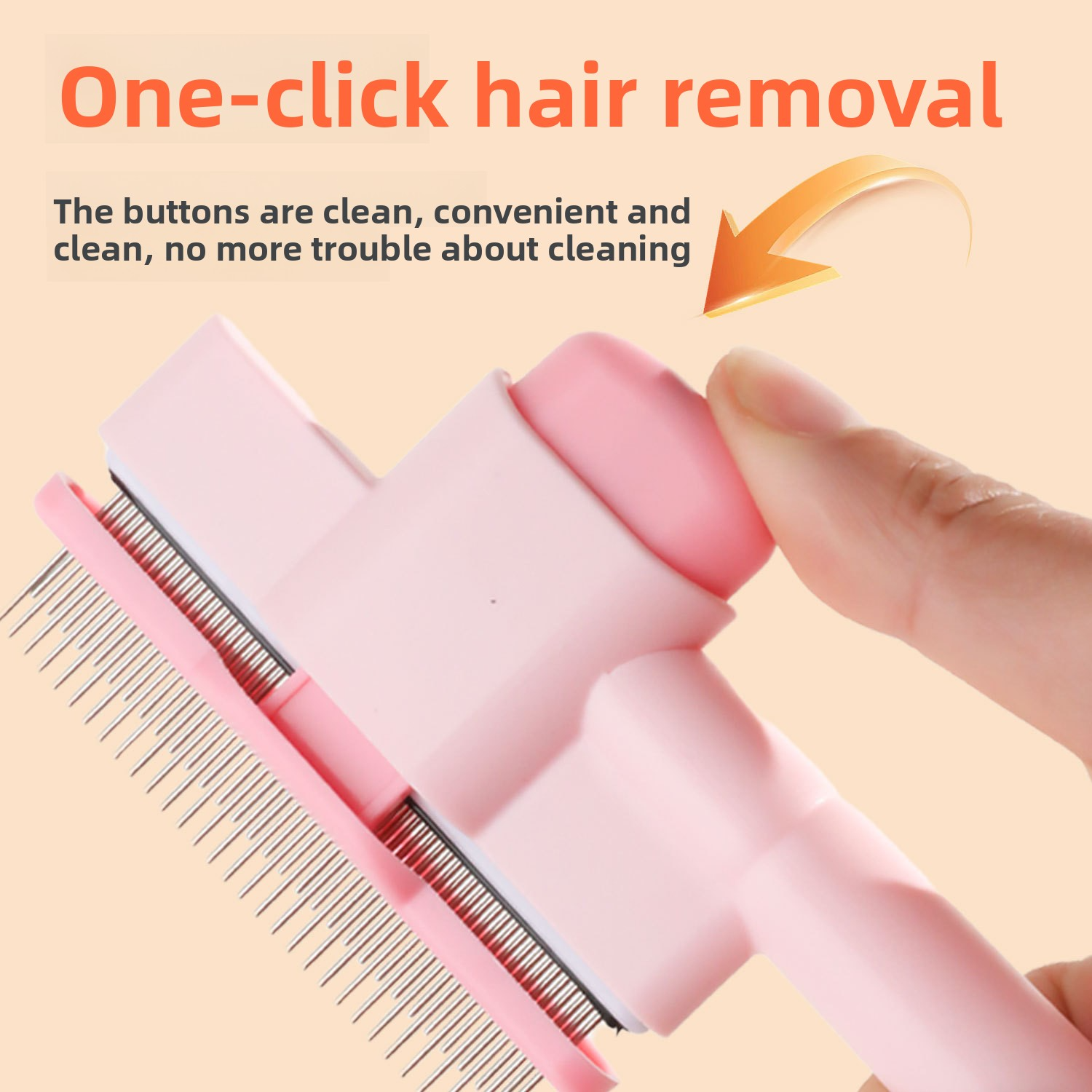 🐾 Tame That Fur Storm – Self-Cleaning Pet Grooming Brush for Dogs & Cats | Free Shipping