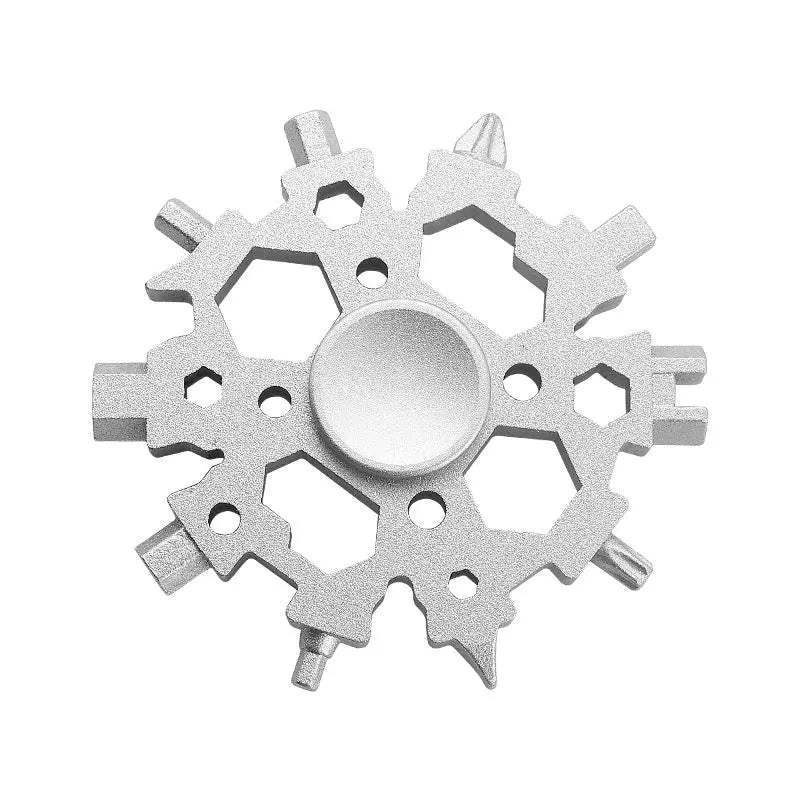 23-in-1 Snowflake Wrench Spinner – Fidget & Fix Anytime