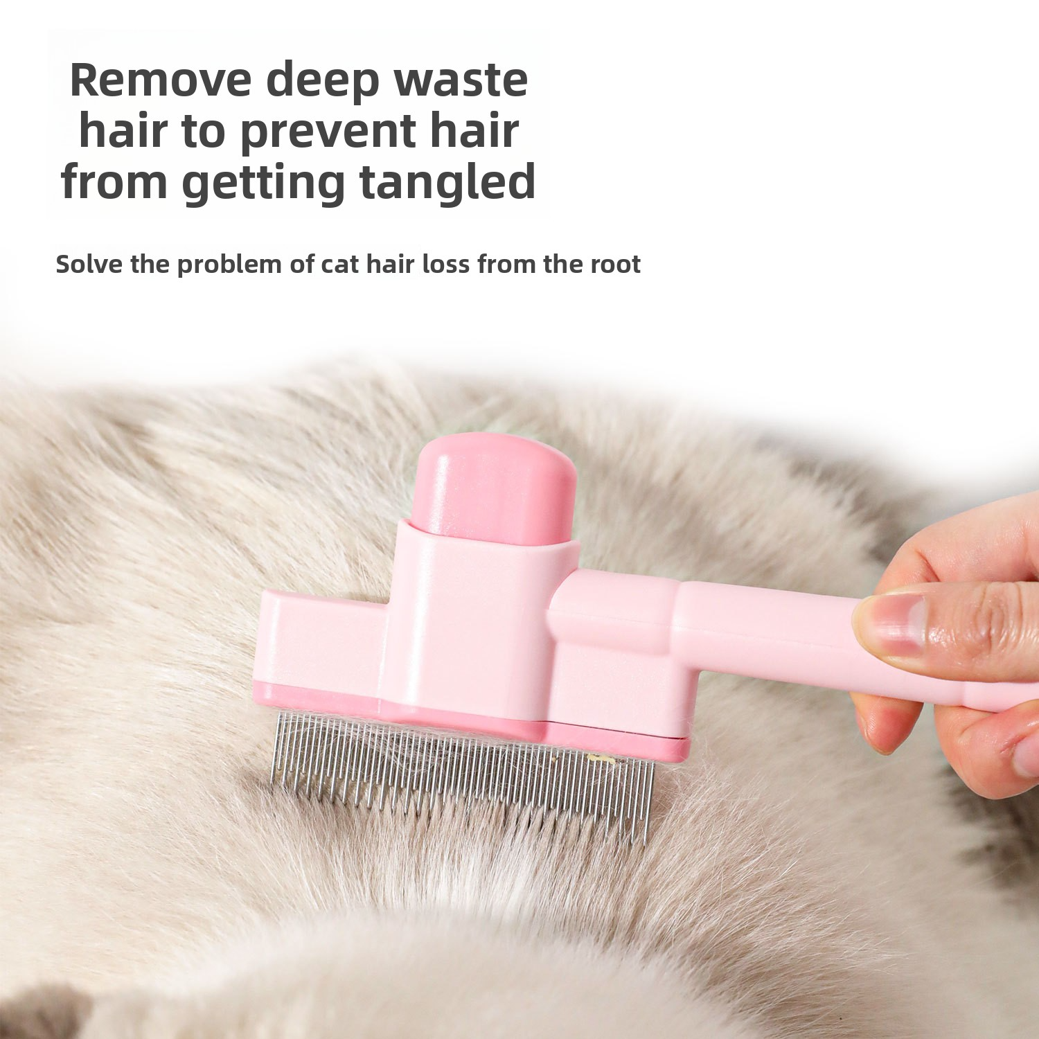 🐾 Tame That Fur Storm – Self-Cleaning Pet Grooming Brush for Dogs & Cats | Free Shipping
