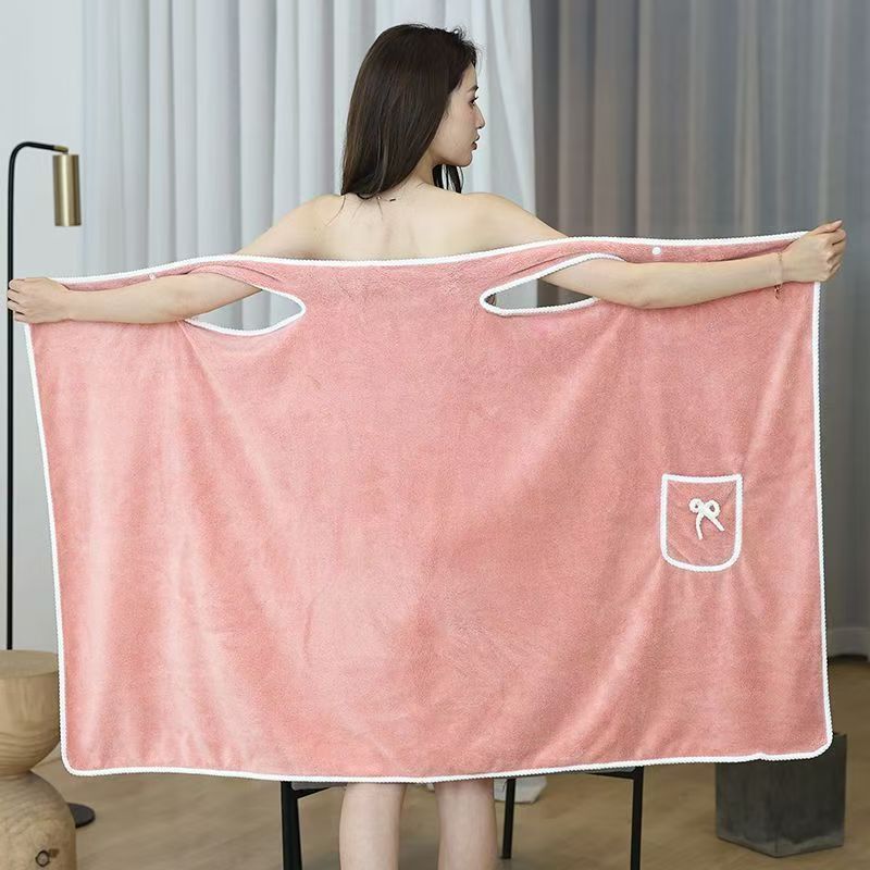 Wearable Bath Towel Dress – A water goddess emerging in grace