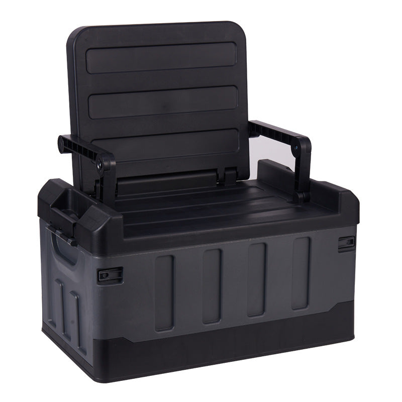 Camping Box With Folding Seat, Outdoor Car Fishing Bench