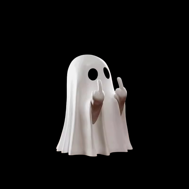 Ghost Design Ornament, Cute Ghost Decoration
