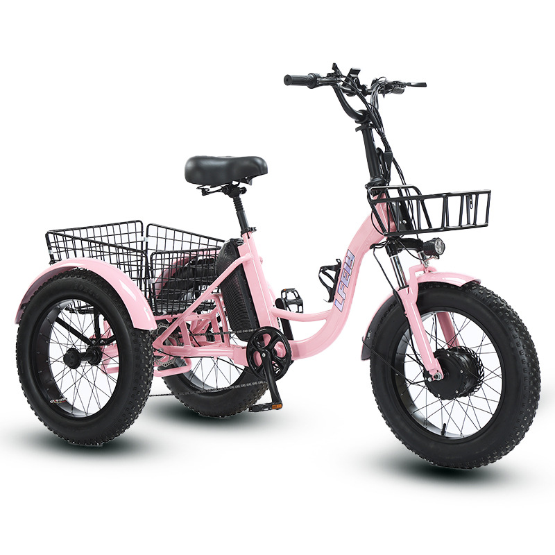 Electric bicycles and three wheeled electric bicycles are convenient shopping carts for grocery shopping, foldable for easy storage, and the preferred choice for long endurance and comfortable living | FREE SHIPPING
