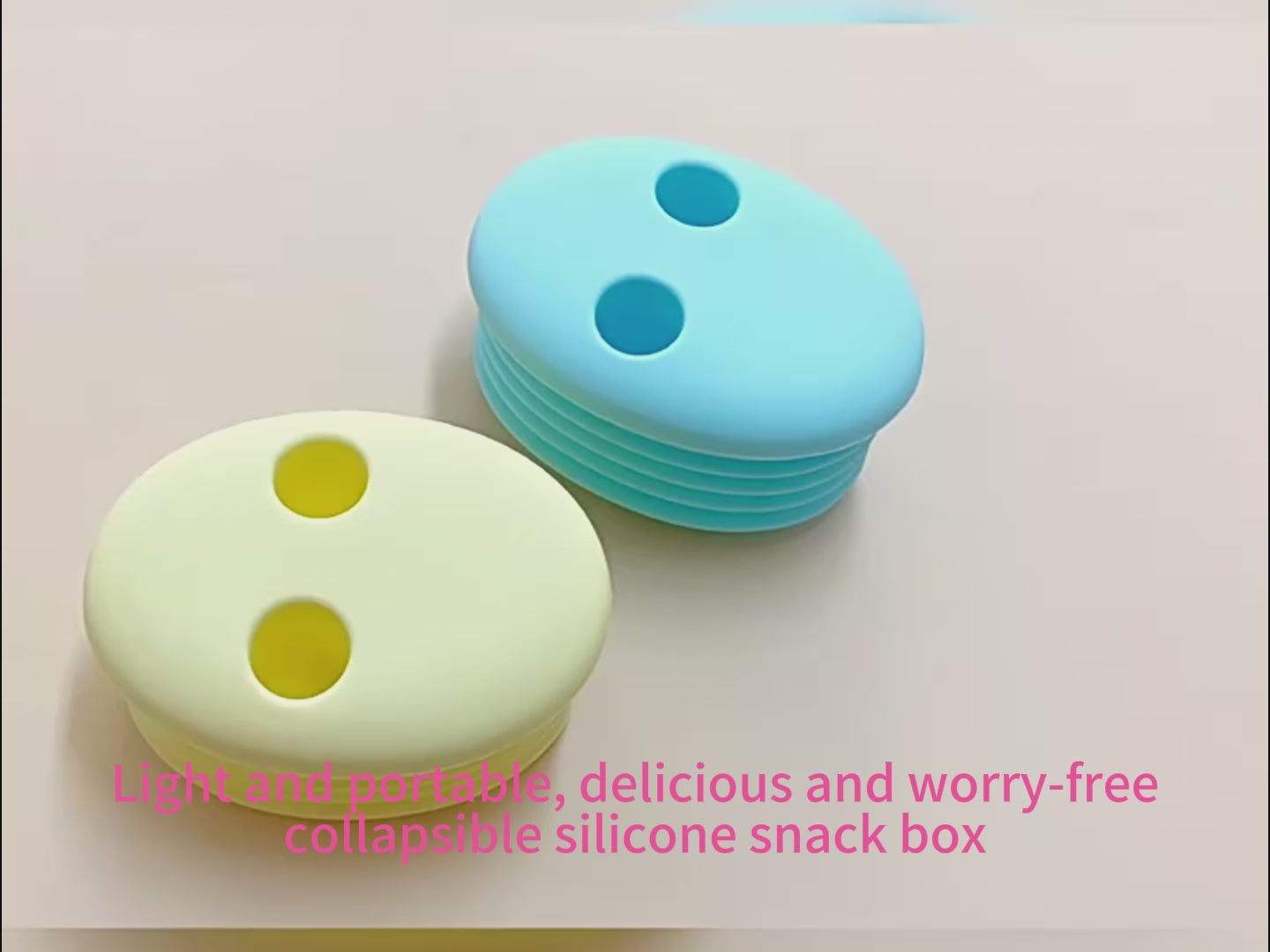 Foldable Silicone Snack Box | 40% OFF, Free Shipping