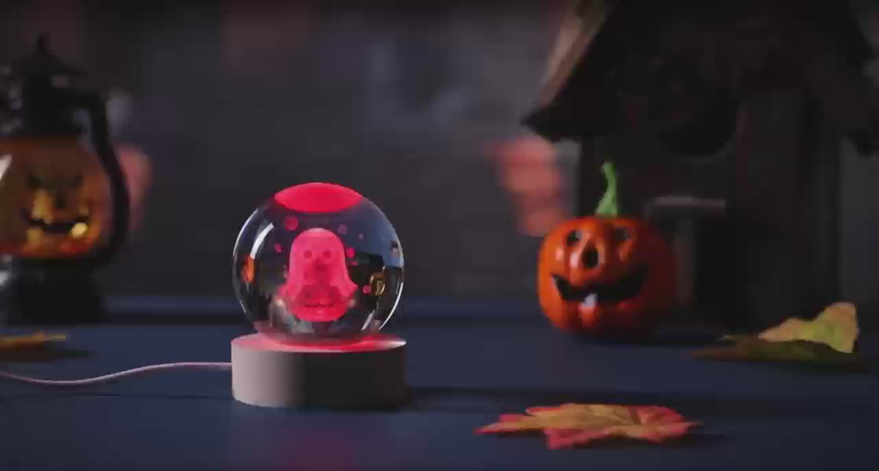 👻 Halloween Ghost Crystal Night Light – Spooky & Cute Decor | 50% OFF, FREE SHIPPING, BUY MORE SAVE MORE