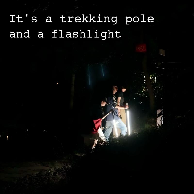 Light-Up Trekking Pole Professional Night Hiking Gear Hiking Gear for Outdoor Adventures | FREE SHIPPING