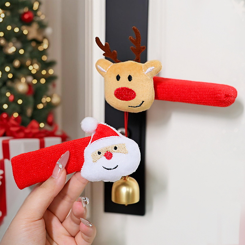 Christmas decorations, Santa Claus doorknobs gloves, Christmas tree decorations, room protectors, Christmas bells | FREE SHIPPING