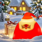 Santa Claus Night Light Silicone Lamp Clap-Activated Light | FREE SHIPPING