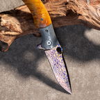 Damascus Outdoor Knife Camping Multi-Function Survival Knife High-Hardness Outdoor Survival Folding Knife | FREE SHIPPING