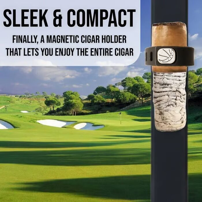 Magnetic cigar accessories - Portable Stogie Clip for Golf, Fishing, Grilling, Camping & Sporting Events-Outdoor Gadgets & Accessory Gift | FREE SHIPPING