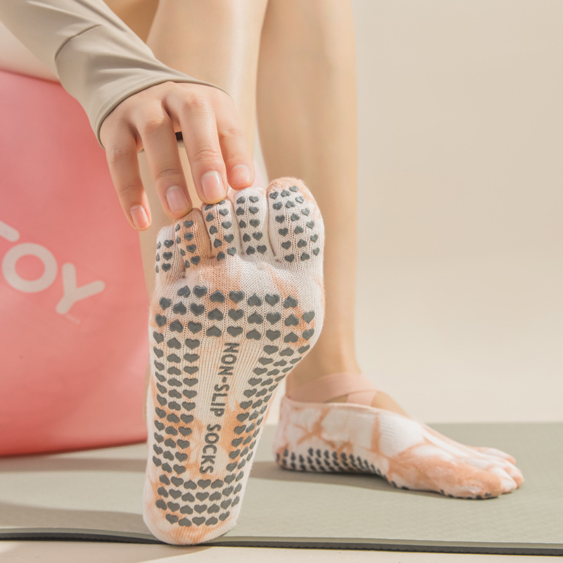 【Tie-Dye Art × Foot Aesthetics】Tie-Dye Five-Toe Yoga Socks | FREE SHIPPING