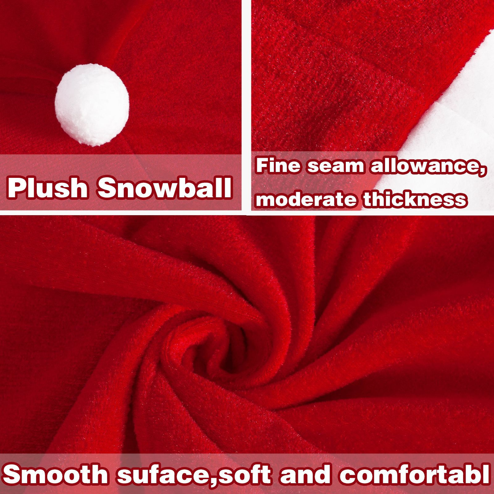 Santa hats Santa hat chair covers Red velvet chair covers Home chair decorations Dining room ambiance decorative chair covers | FREE SHIPPING