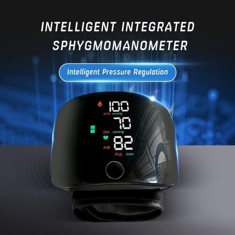 Wrist Blood Pressure Monitor Led Display,Touch Screen Wrist Blood Pressure Cuff 99x2 Reading Memory Wrist Bp Monitor with Carrying Case,Health Monitoring Adjustable | FREE SHIPPING