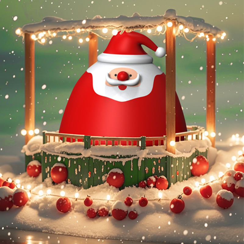 Santa Claus Night Light Silicone Lamp Clap-Activated Light | FREE SHIPPING