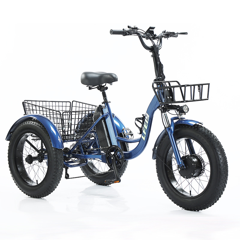 Electric bicycles and three wheeled electric bicycles are convenient shopping carts for grocery shopping, foldable for easy storage, and the preferred choice for long endurance and comfortable living | FREE SHIPPING