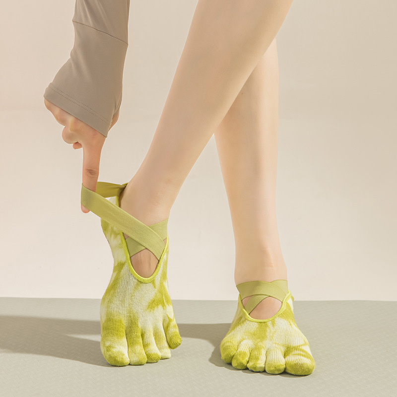 【Tie-Dye Art × Foot Aesthetics】Tie-Dye Five-Toe Yoga Socks | FREE SHIPPING