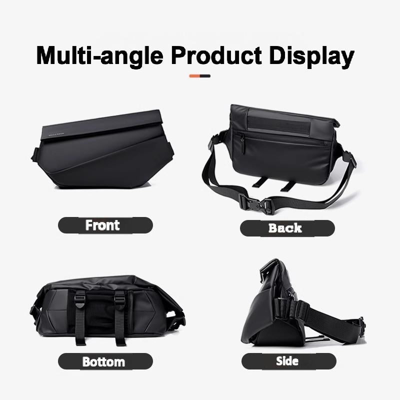 Commuter Chest Bag, Cycling Bag, Waterproof Motorcycle Bag, Large Capacity Sports Bag, Versatile Shoulder Bag | FREE SHIPPING