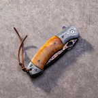 Damascus Outdoor Knife Camping Multi-Function Survival Knife High-Hardness Outdoor Survival Folding Knife | FREE SHIPPING