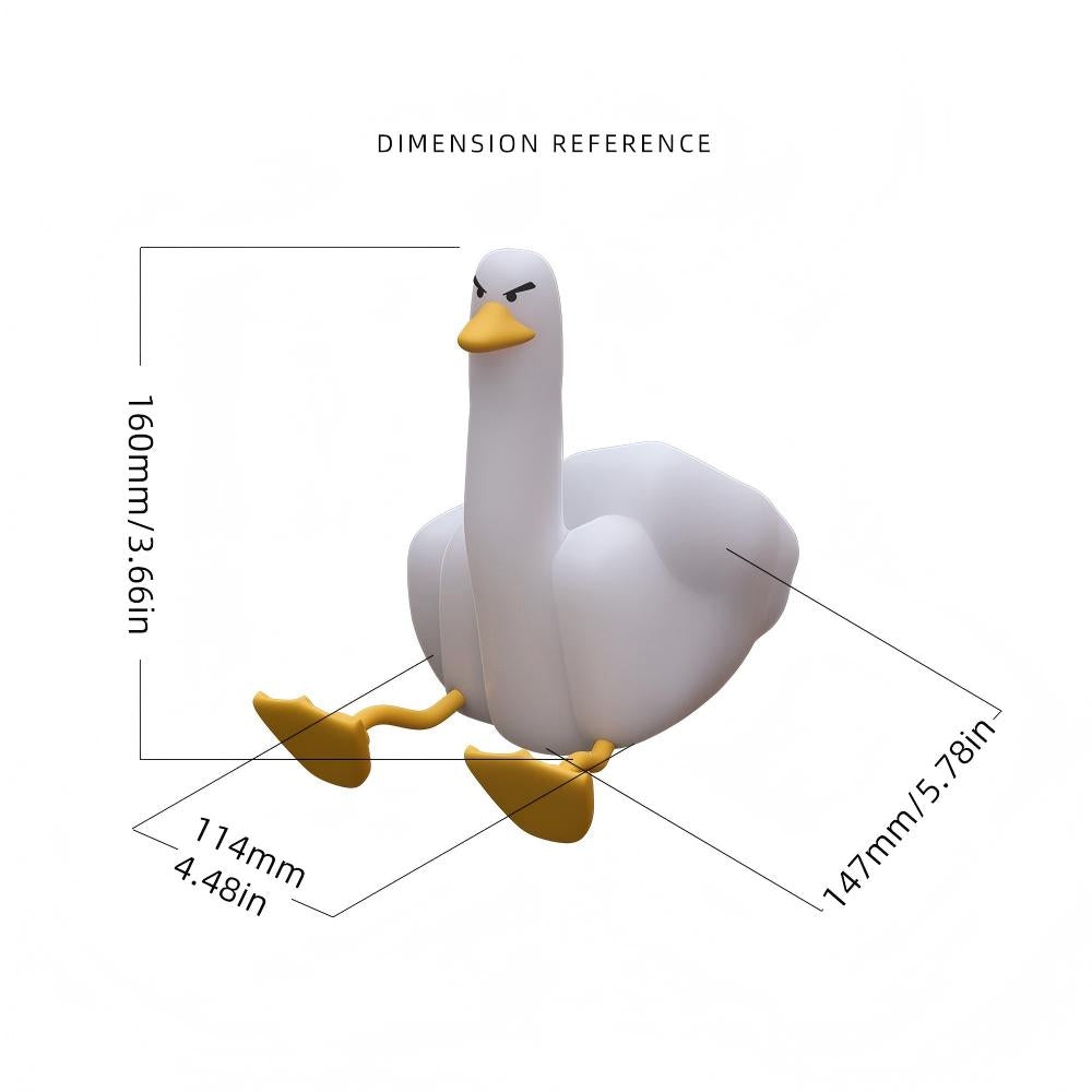 FXXK DUCK Creative Silicone Night Light USB Rechargeable Eye-Friendly Night Light | FREE SHIPPING