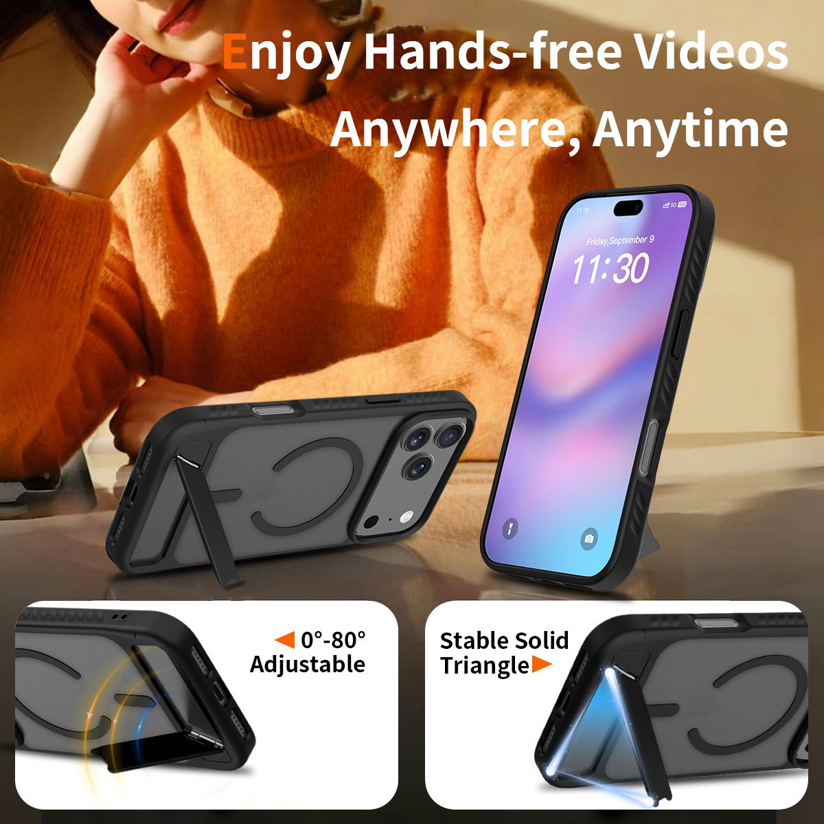 iPhone 17 Series 2-in-1 Magnetic Drop-Proof Phone Case | FREE SHIPPING