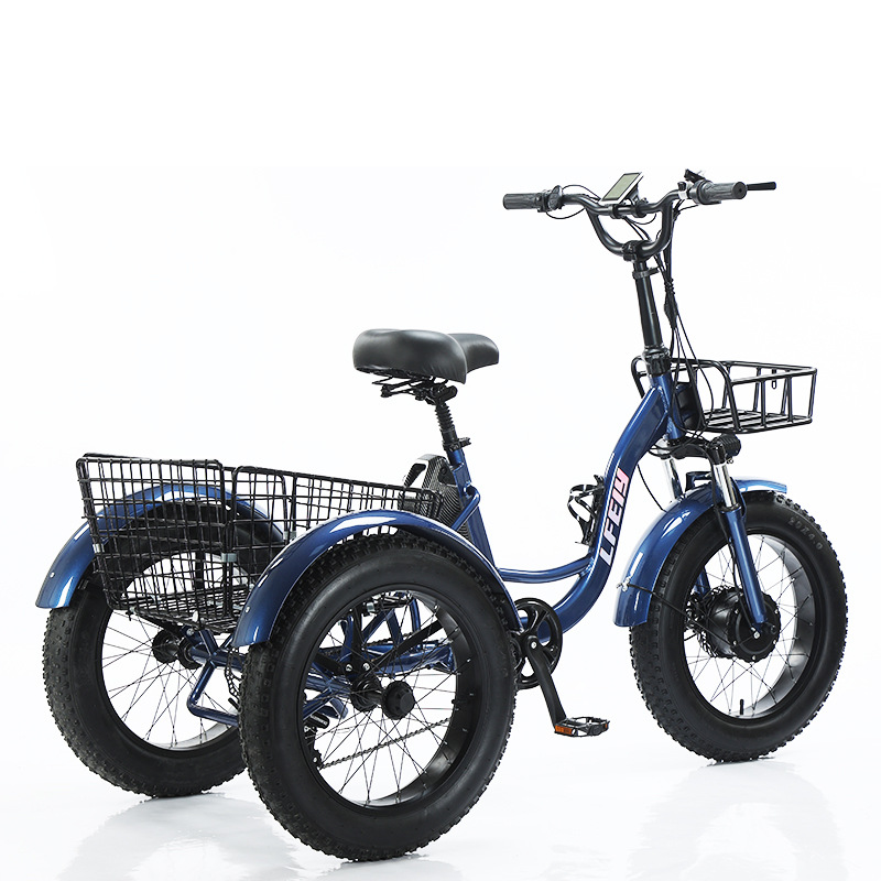 Electric bicycles and three wheeled electric bicycles are convenient shopping carts for grocery shopping, foldable for easy storage, and the preferred choice for long endurance and comfortable living | FREE SHIPPING
