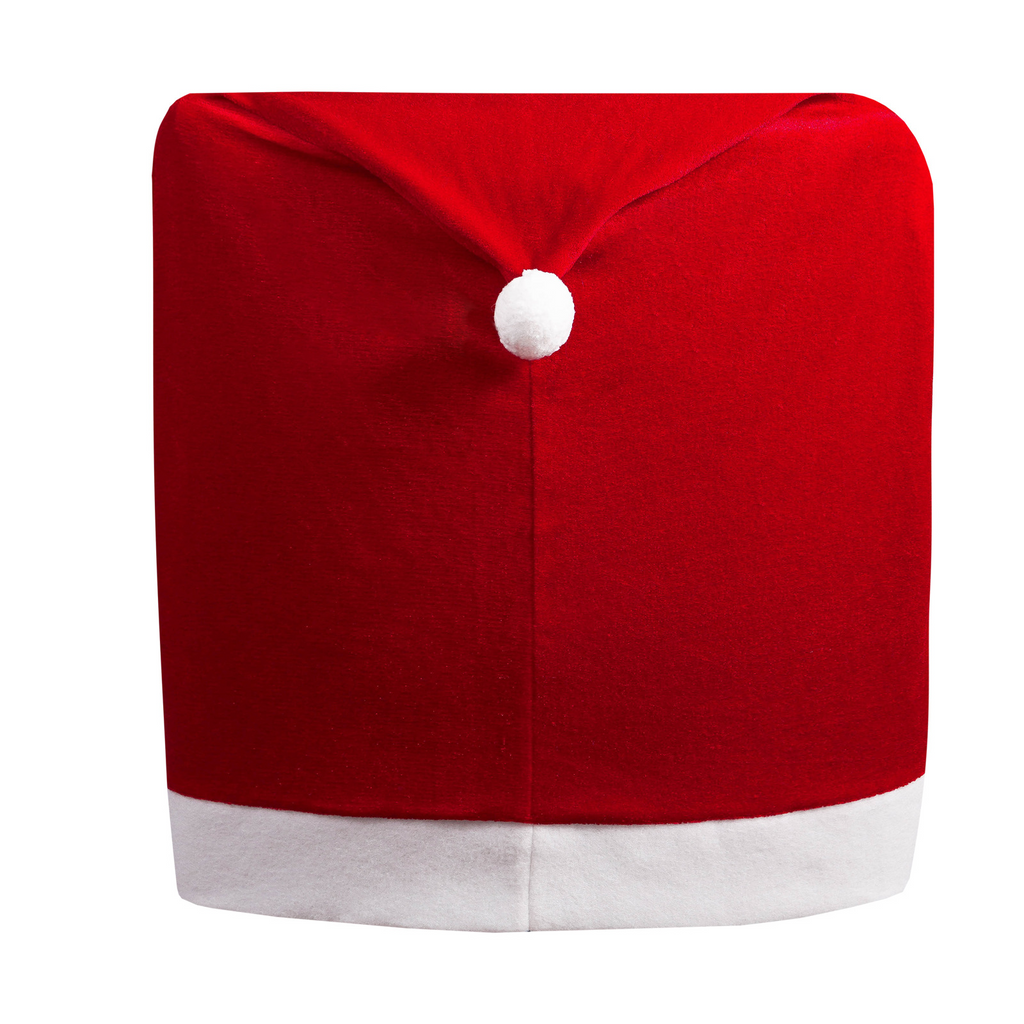 Santa hats Santa hat chair covers Red velvet chair covers Home chair decorations Dining room ambiance decorative chair covers | FREE SHIPPING