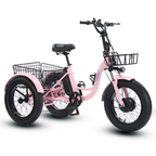 Electric bicycles and three wheeled electric bicycles are convenient shopping carts for grocery shopping, foldable for easy storage, and the preferred choice for long endurance and comfortable living | FREE SHIPPING