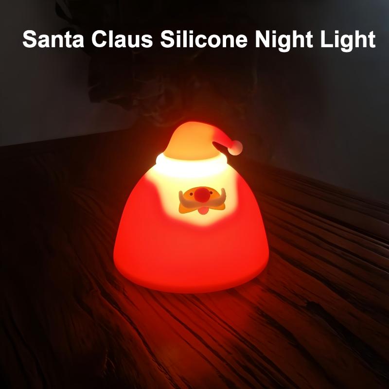 Santa Claus Night Light Silicone Lamp Clap-Activated Light | FREE SHIPPING