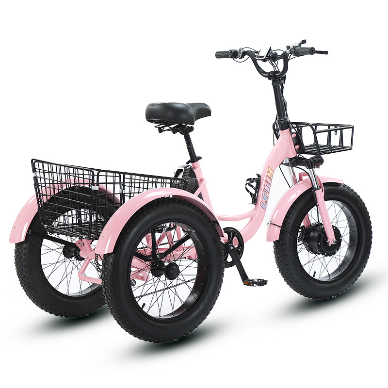 Electric bicycles and three wheeled electric bicycles are convenient shopping carts for grocery shopping, foldable for easy storage, and the preferred choice for long endurance and comfortable living | FREE SHIPPING