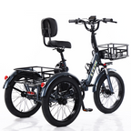 Electric bicycles and three wheeled electric bicycles are convenient shopping carts for grocery shopping, foldable for easy storage, and the preferred choice for long endurance and comfortable living | FREE SHIPPING